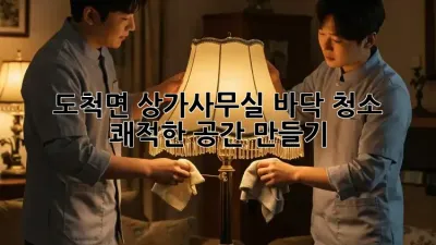 도척면 상가/사무실 바닥 청소✨ 쾌적한 공간 만들기!